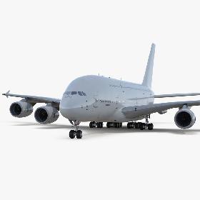 Airbus A380-800 Generic 3D model
